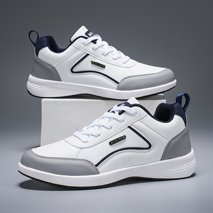 Men's Lightweight All Season Lace Up PU Shoes Office Travel