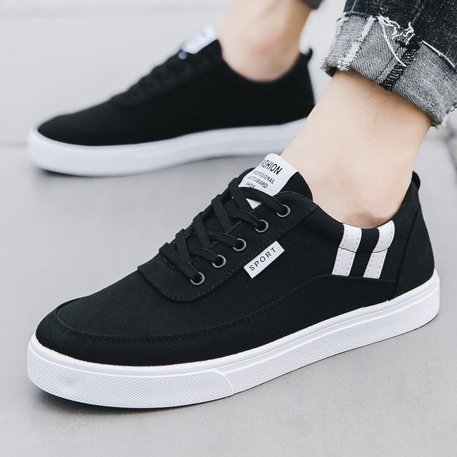 Spring Canvas Shoes Men's Low Top Hover Image