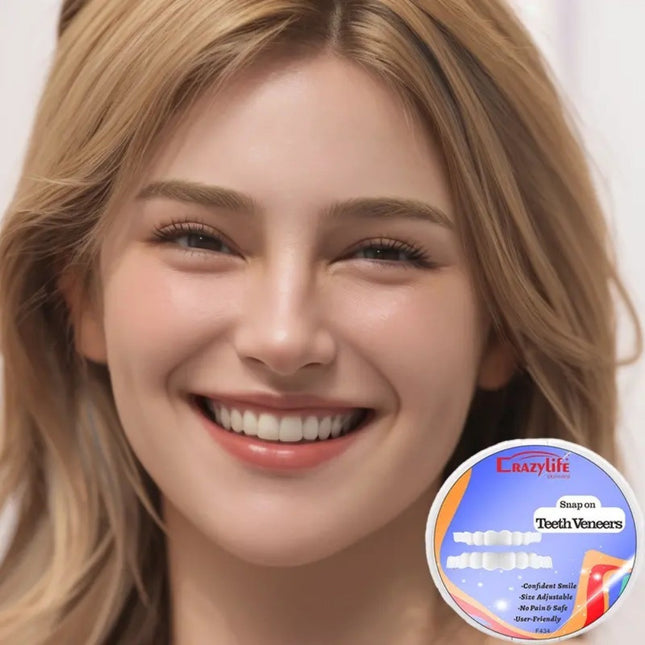 14 Pairs Perfect Fit Silicone Veneers Snap On Smile