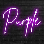 Purple / 25.4 cm/5 letters