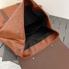 Large Capacity Schoolbag Flip PU Multifunctional