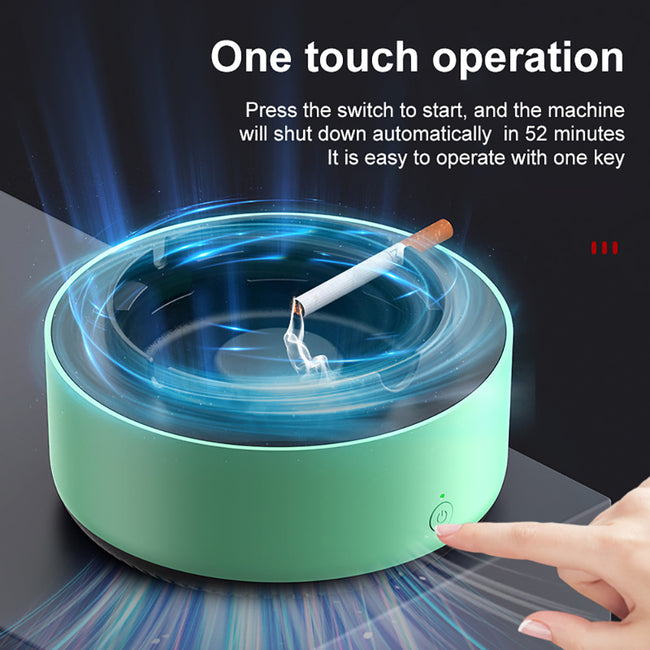 Air Purifier Ashtray Intelligent Electronic Ashtray For Filtering Second-Hand Smoke From Cigarettes Remove Smoking Home Office Hover Image