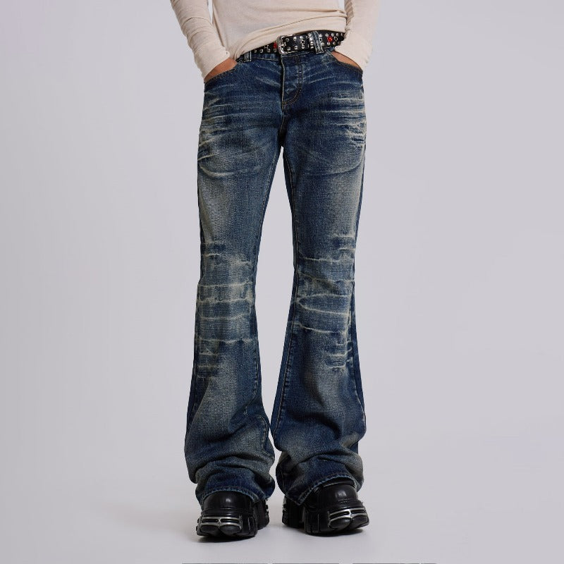 New Slightly Flared Vintage Jeans For Men