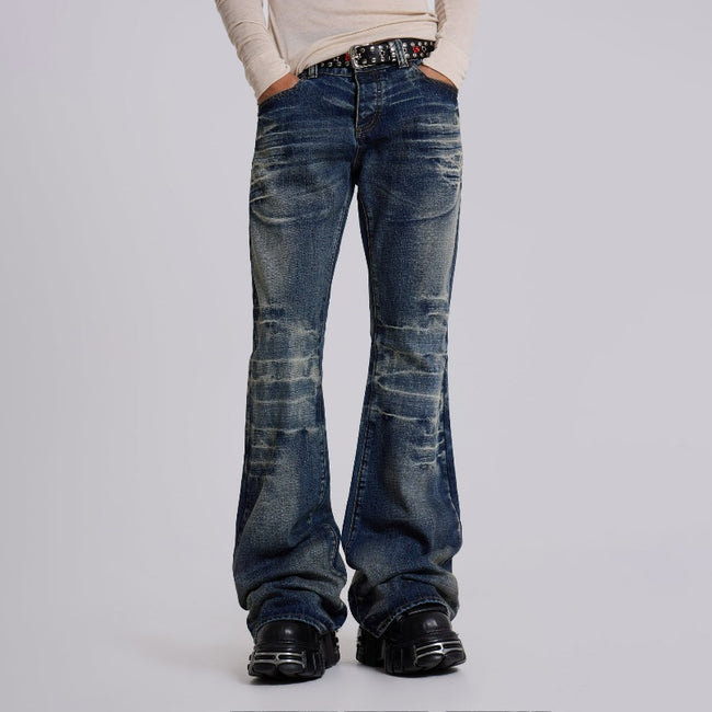 New Slightly Flared Vintage Jeans For Men Hover Image