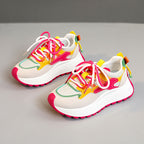 Dad Shoes Women's Summer And Autumn Raise The Bottom Color Matching