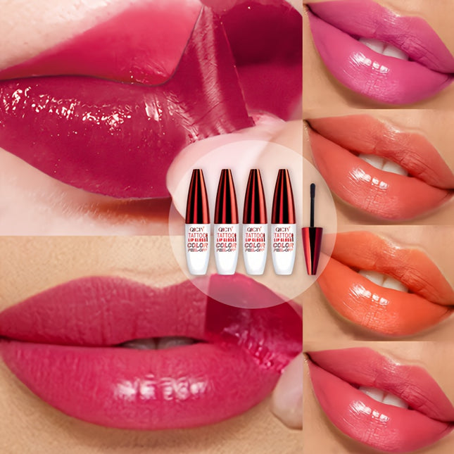 QICIY Matte Lipstick And Lipliners Set 4Pcs Long Lasting
