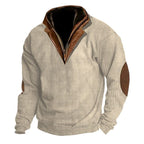 Warm And Loose Outdoor Breathable Stand Collar Men's Sweater