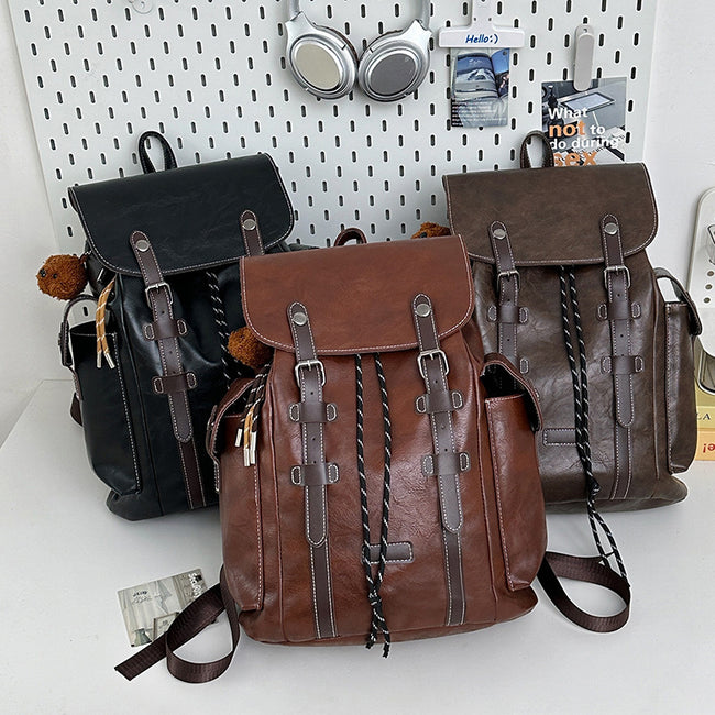 Fashion Casual Large Capacity Retro Trendy Outdoor Men's Travel Backpack Hover Image