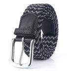 Canvas Elastic Stretch Belt Pin Buckle Canvas Belt