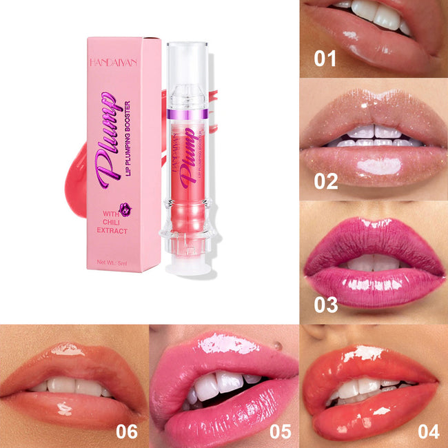 New Tube Lip Rich Lip Color Slightly Spicy Lip Honey Lip Glass Mirror Face Lip Mirror Liquid Lipstick Hover Image