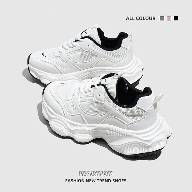 Breathable Mesh White Shoes Women's Sneakers Hover Image