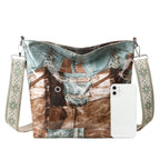 Large Capacity New Retro Patchwork Tote Bag