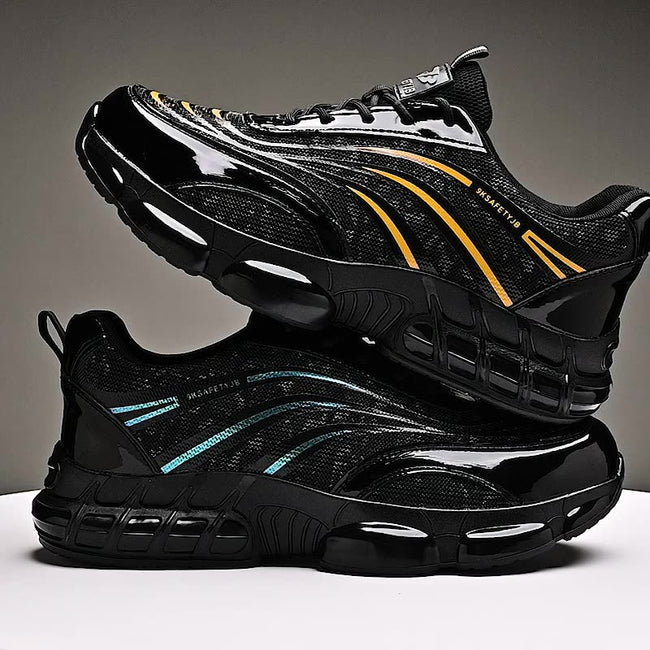 PU Leather Labor Protection Shoes With Anti-smashing Function Hover Image