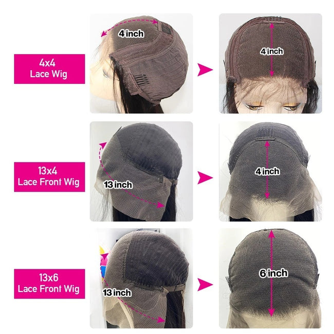 Real Human Hair Wig Lace Hair Set 9a Hair Quality Straight Hair Main Image