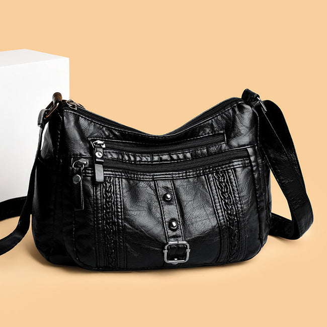 Fashionable Versatile New Soft Leather Shoulder Messenger Bag Main Image