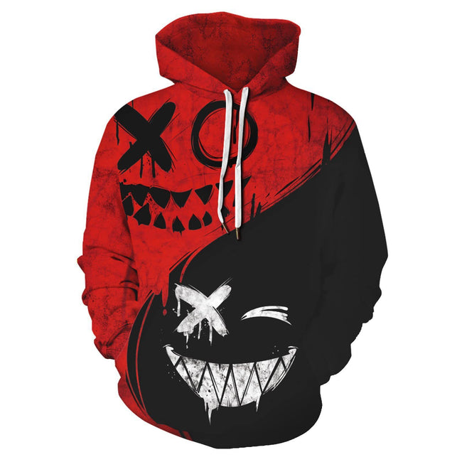 Men's Casual All-match 3D Digital Printed Hoodie Hover Image