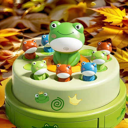Net Fishing Frog Spinner Toy Jumping Frog Focus Training