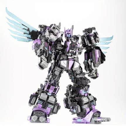 Five in One Transformer Robot with Dynamic Pose Accessories