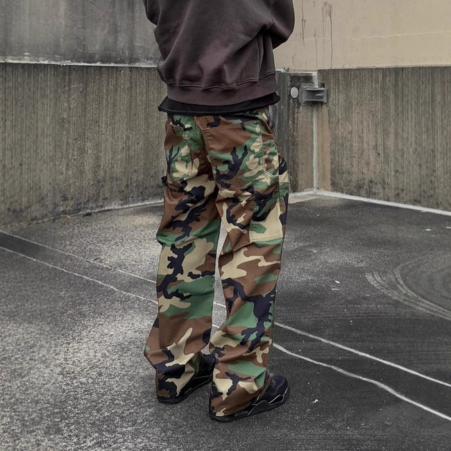 New Men's Loose Camouflage Workwear Jeans Main Image