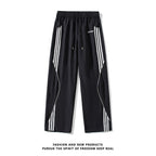 Thin Ice Silk Outdoor Work Clothes Straight Casual Pants