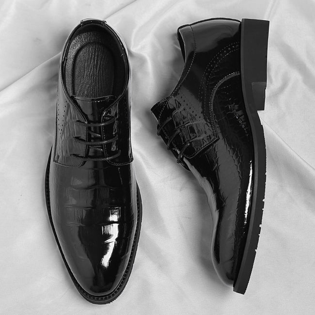Business Glossy Fashionable Men's Shoes Hover Image