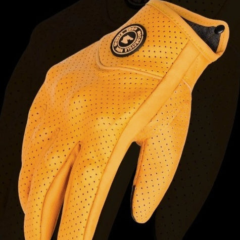 Summer Drop-resistant Breathable And Windproof Harley Retro Biker's Electrombile Gloves Hover Image