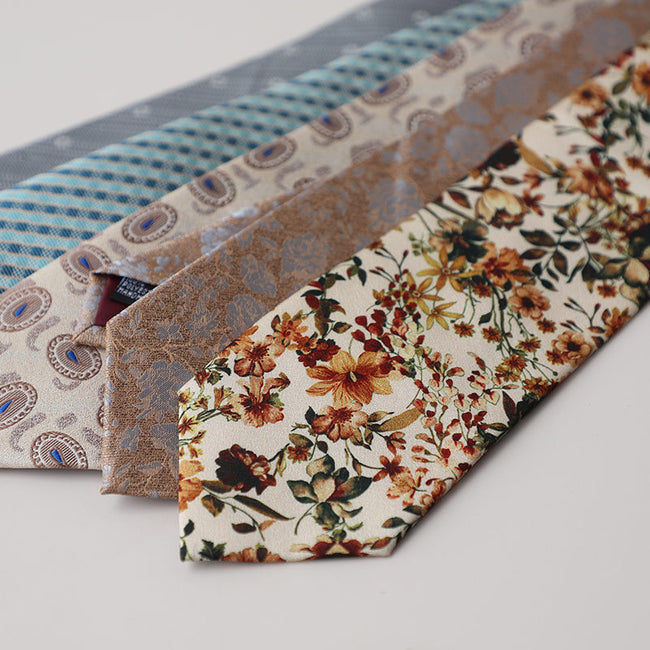 Korean Style Retro Light Color Hong Kong Style Tie Main Image