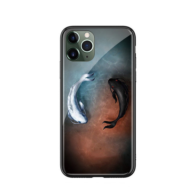 Painted Leather Case Phone Case Hover Image