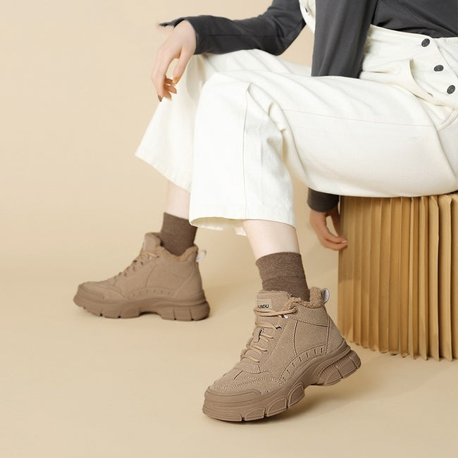 Warm Snow Boots Women's Non-slip Plus Velvet Thickened Martin Boots Hover Image