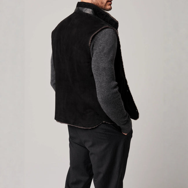 Autumn And Winter Fur Integrated Single-breasted Pocket Turn-down Collar Coat Main Image