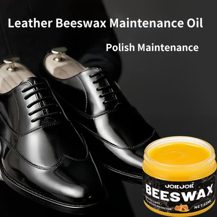 Shoe Polish Care Set With Beeswax Oil For Faux Leather Color