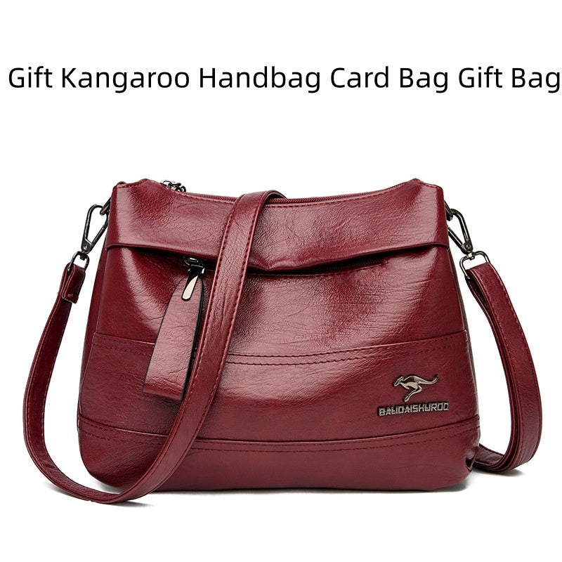 Middle-aged Women's Fashionable Shoulder Messenger Bag