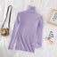 Turtleneck Slimming Sweater Top Pullover