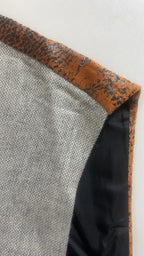 A Simple And Casual British Style Vest In Contrasting Colors For Men Without Straps