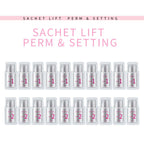 ICONSIGN 10 Pairs Pouch Eyelash Perm Lotion Lashes Lift Quick Perming 5 To 8 Minutes Beauty Makeup Tools