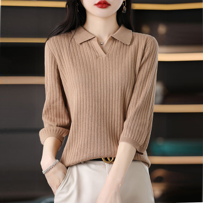 Women's Loose Slimming Inner Sweater