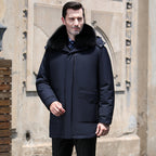 Men's Detachable Liner Mid-length Coat