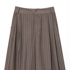 Women's Versatile Flip Double Pleated Wide Leg Pants