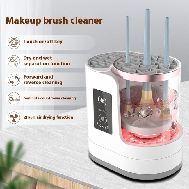 Electric Makeup Brush Cleaner Rechargeable Makeup Brushes Cleaning Tool Automatic Makeup Brush Cleaning Stand Device Main Image