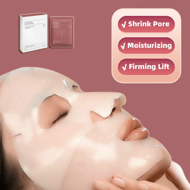 Face Mask Shrink Pore Moisturizing Refreshing Brightening Firming Lift Nourish Skin Care Deep Hydration Moisturizer Hover Image