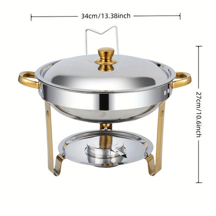 Gourmet 5Quart Insulated Food Pan Set for Entertaining